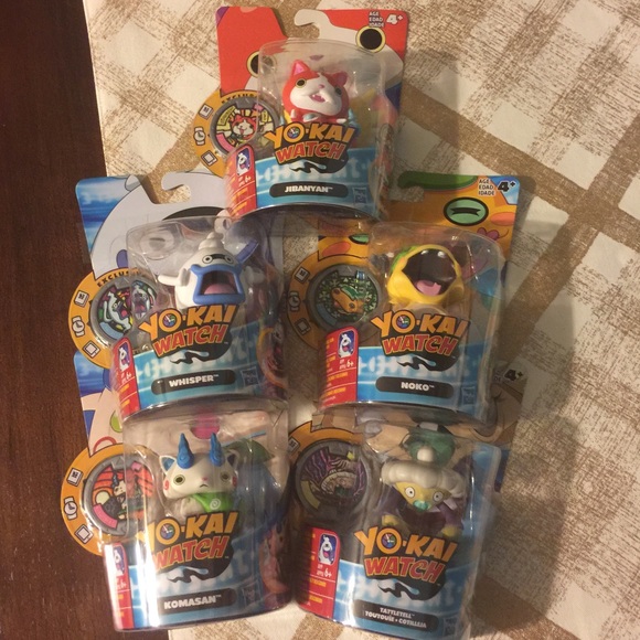 5 Yokai Figures and Medals - Picture 2 of 5