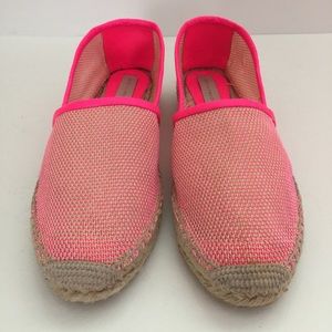 Stella McCartney Neon Pink Espadrilles
