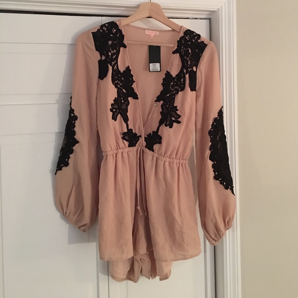 All about that lace romper from Sophie & Trey