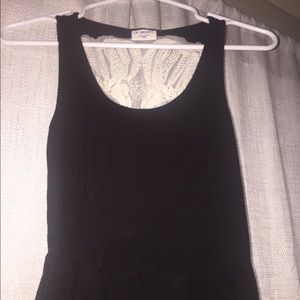 Black Maxi Dress w/skull