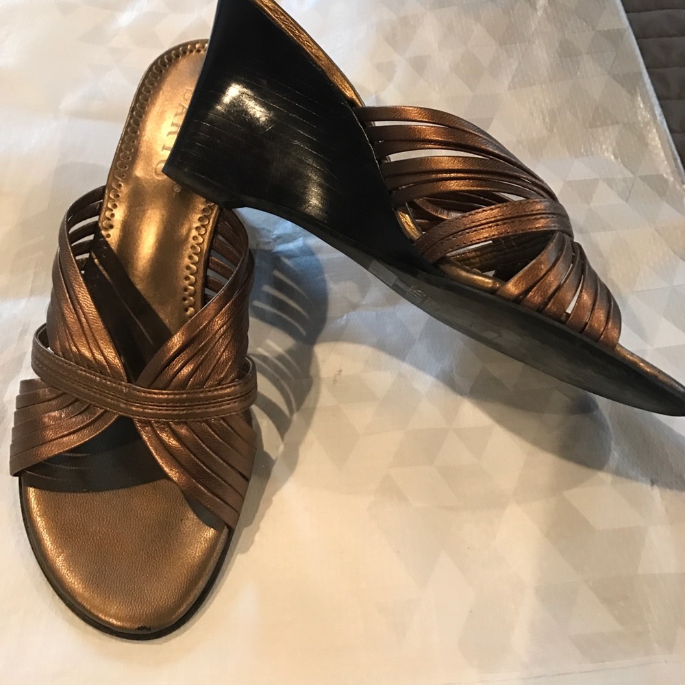 Franco Sarto copper wedges