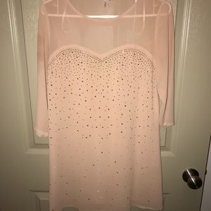 Beautiful Nude Sequin Dress!