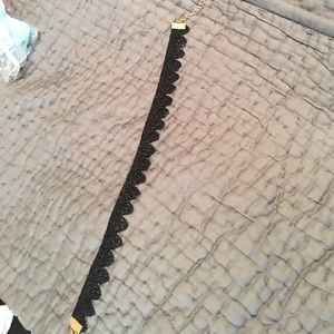 black lace choker