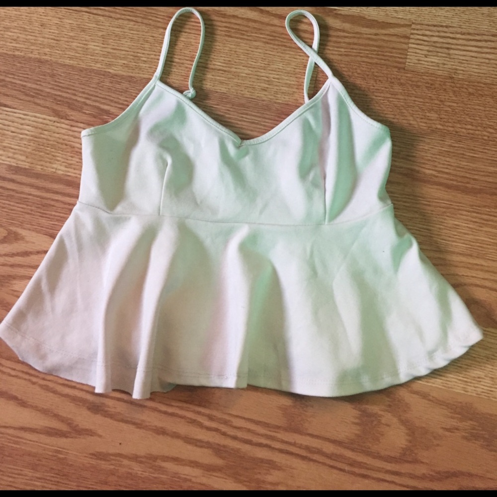 White Crop Top