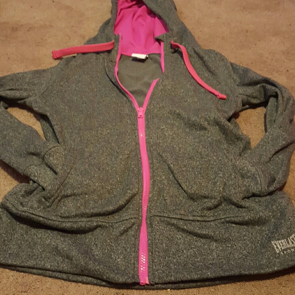 Grey Everlast Zip Up