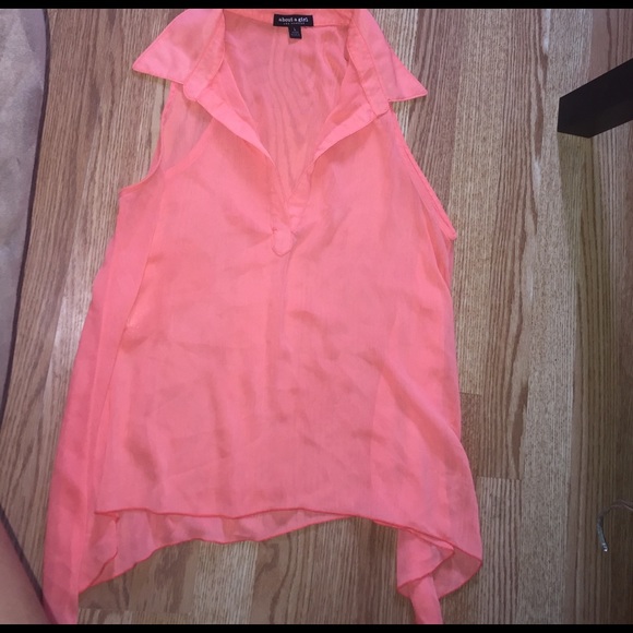 Bright Orange Tank top - Picture 1 of 2