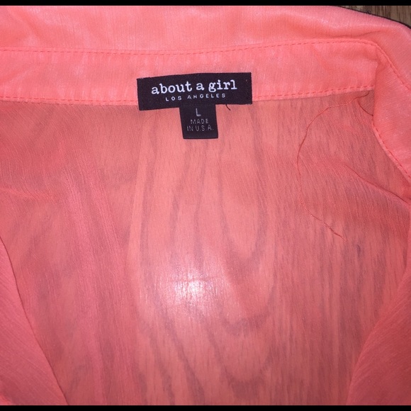 Bright Orange Tank top - Picture 2 of 2