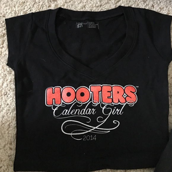 Hooters Calendar Girl 2014 Crop Top uniform - Picture 1 of 2