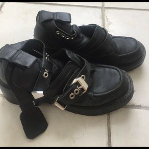 Jeffrey Campbell ankle strap platforms