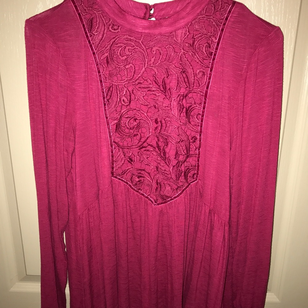 High Neck Crochet Top