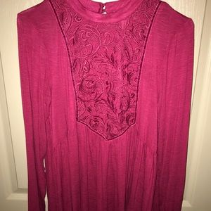 High Neck Crochet Top