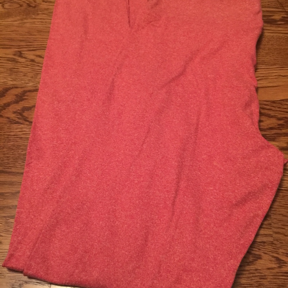 LulaRoe os dark red heather os leggings