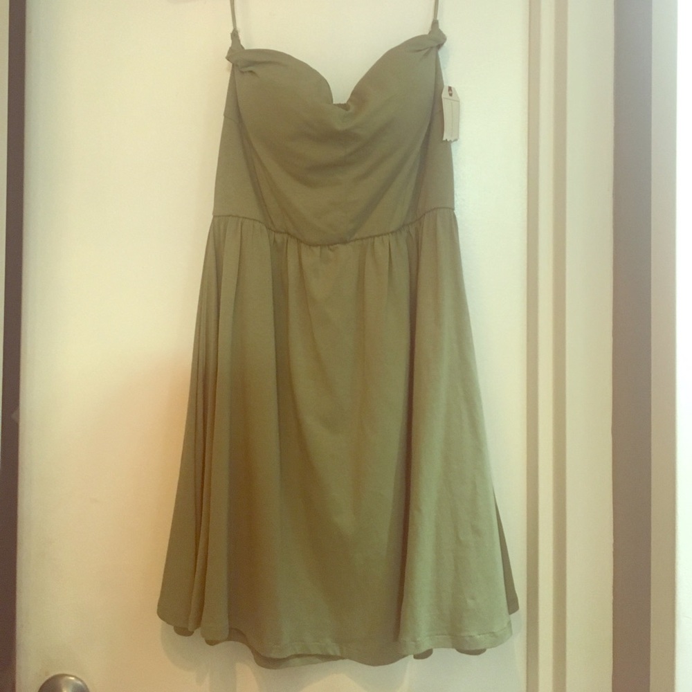 Olive Green Dress