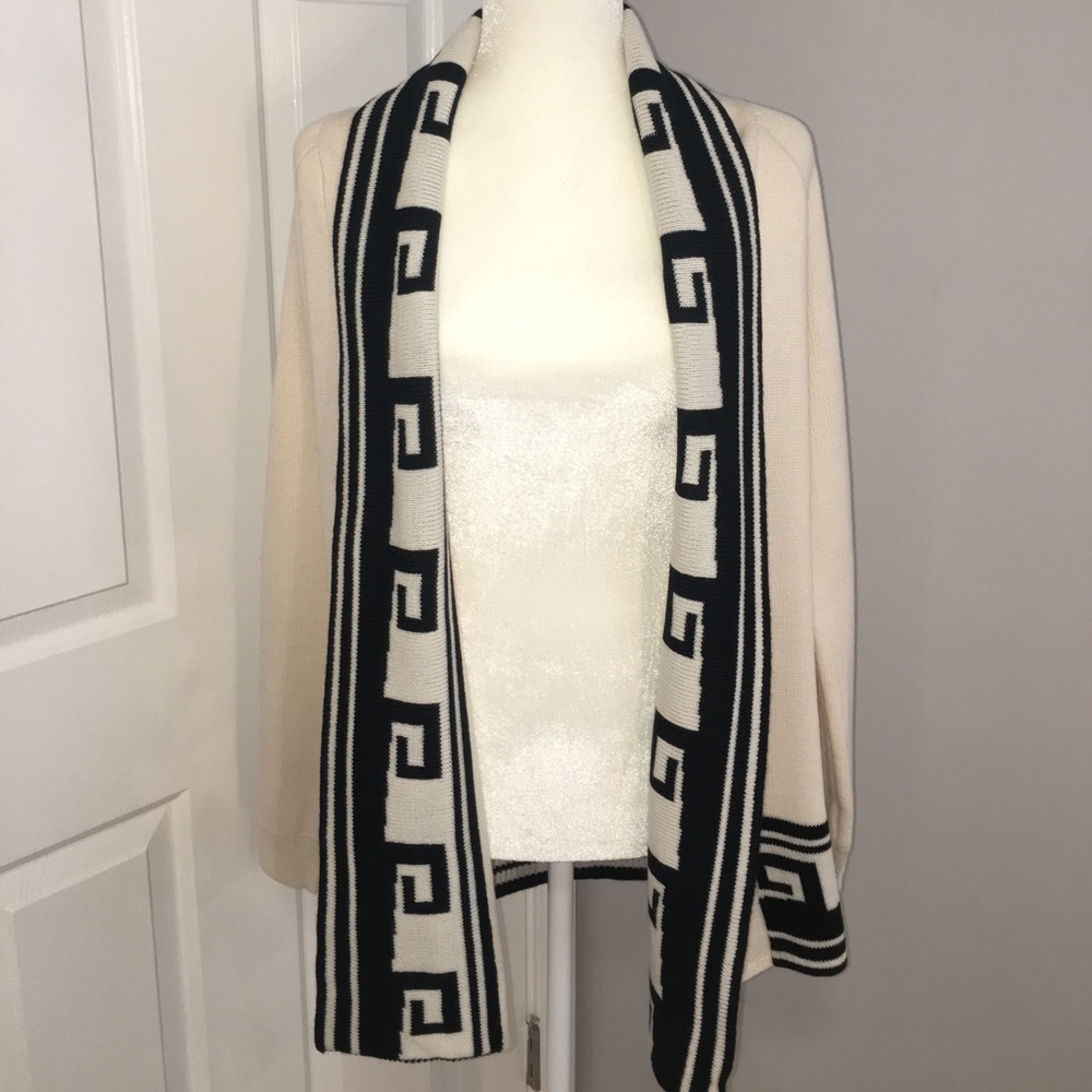 Long sleeve open front cardigan