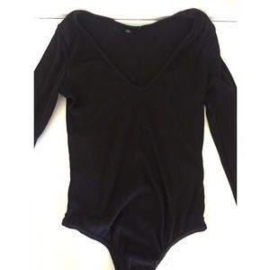 Black long sleeve  bodysuit