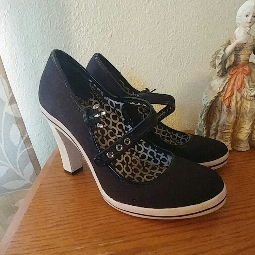 Adorable Coach heels.