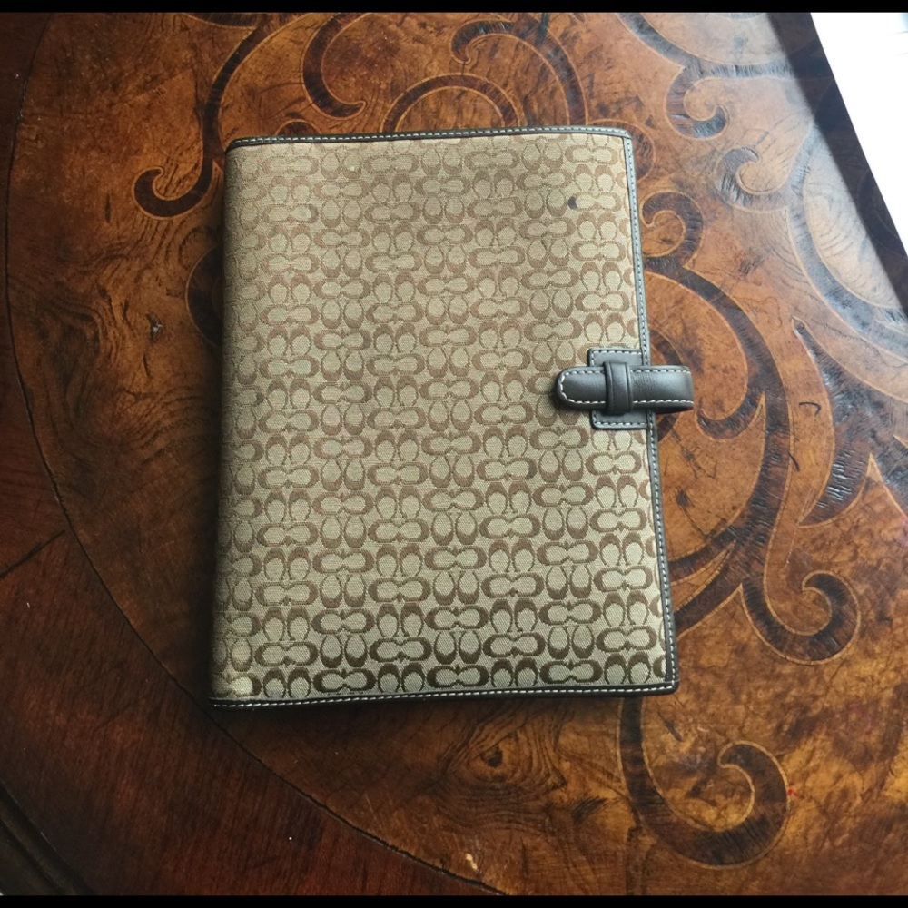 Coach Address Book & Notepad