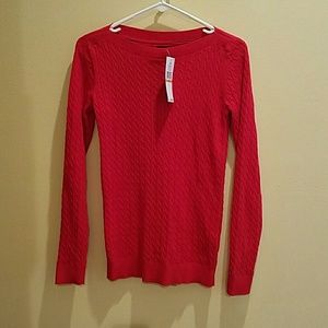 Red sweater