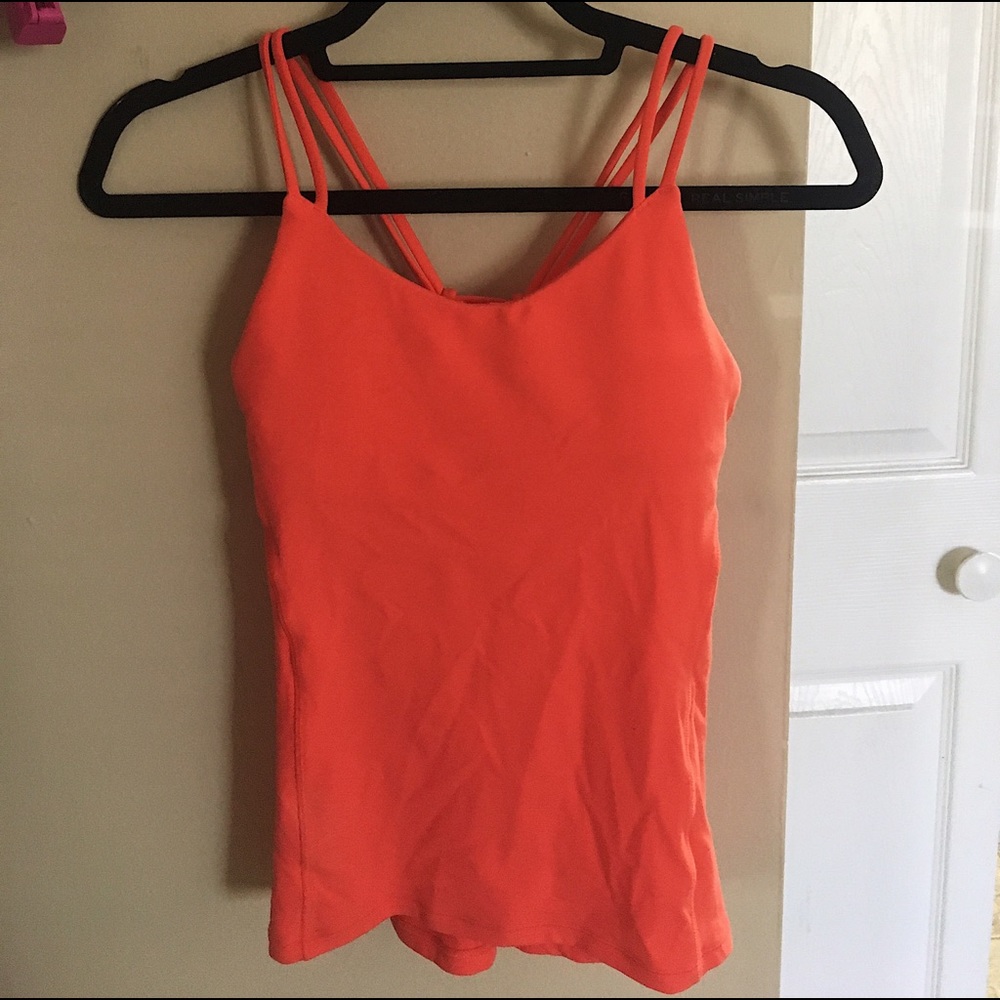 Coral LuLuLemon Workout Top