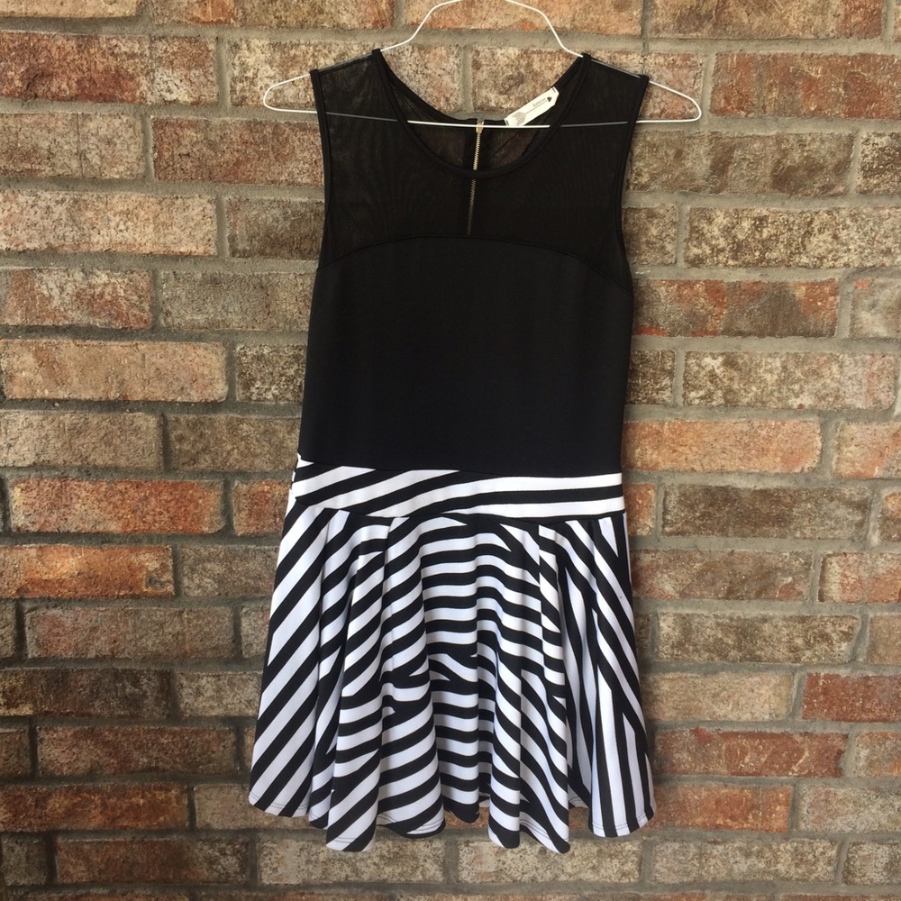 Buddy love knit stripe dress