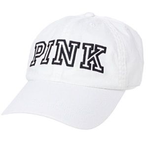 White Victoria's Secret Pink Hat