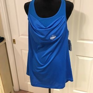 Aspire athletic wear. XL. Blue sports top