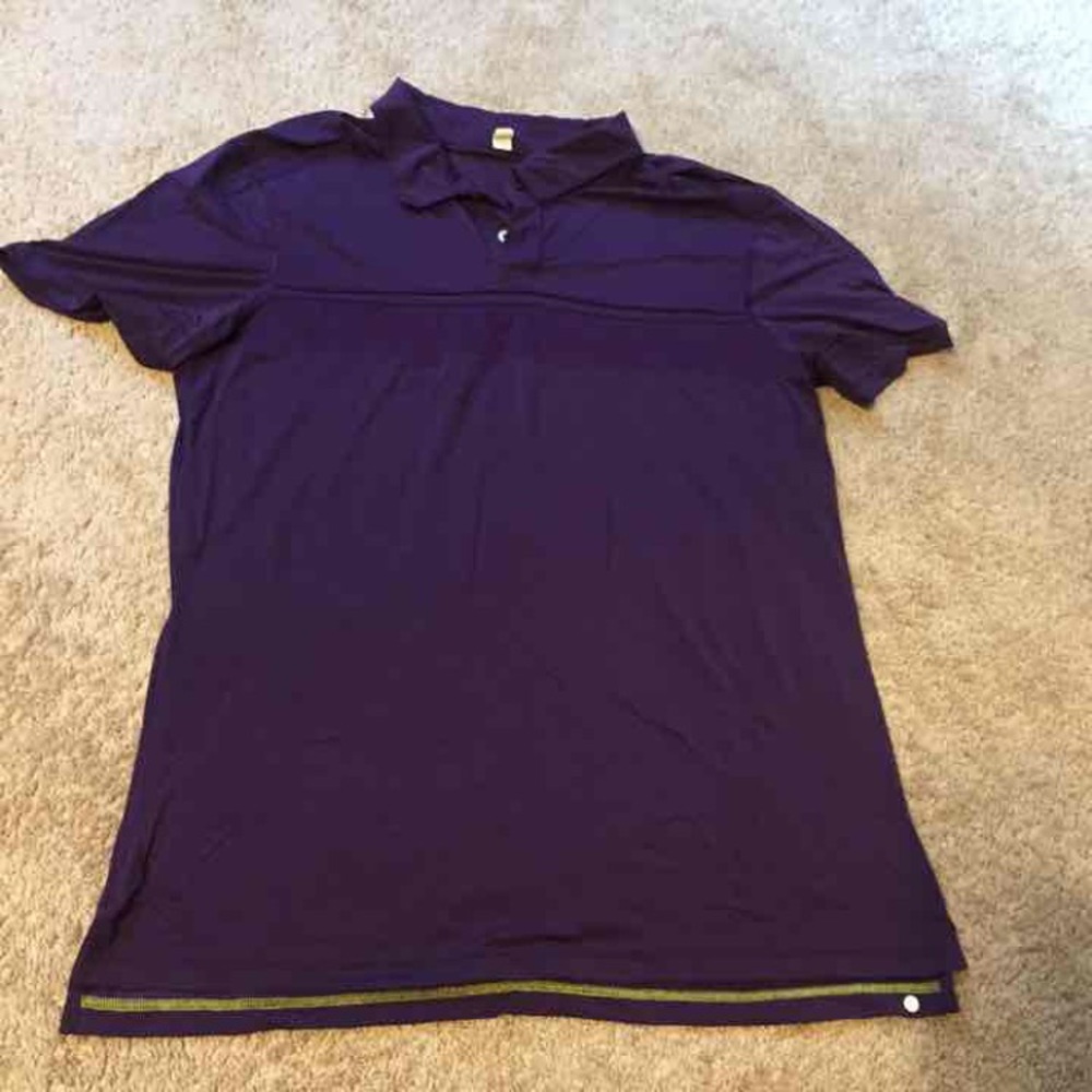 Men's large purple lululemon polo