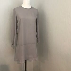 H&M Gray long blouse size 4