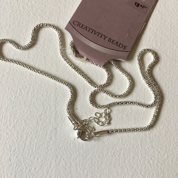 Creativity Beads Jewelry - New Silver Charm Necklace