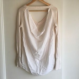 Lululemon open-back sweater, size 8