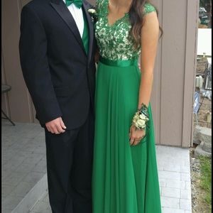 Beautiful green prom dress. Worn once.