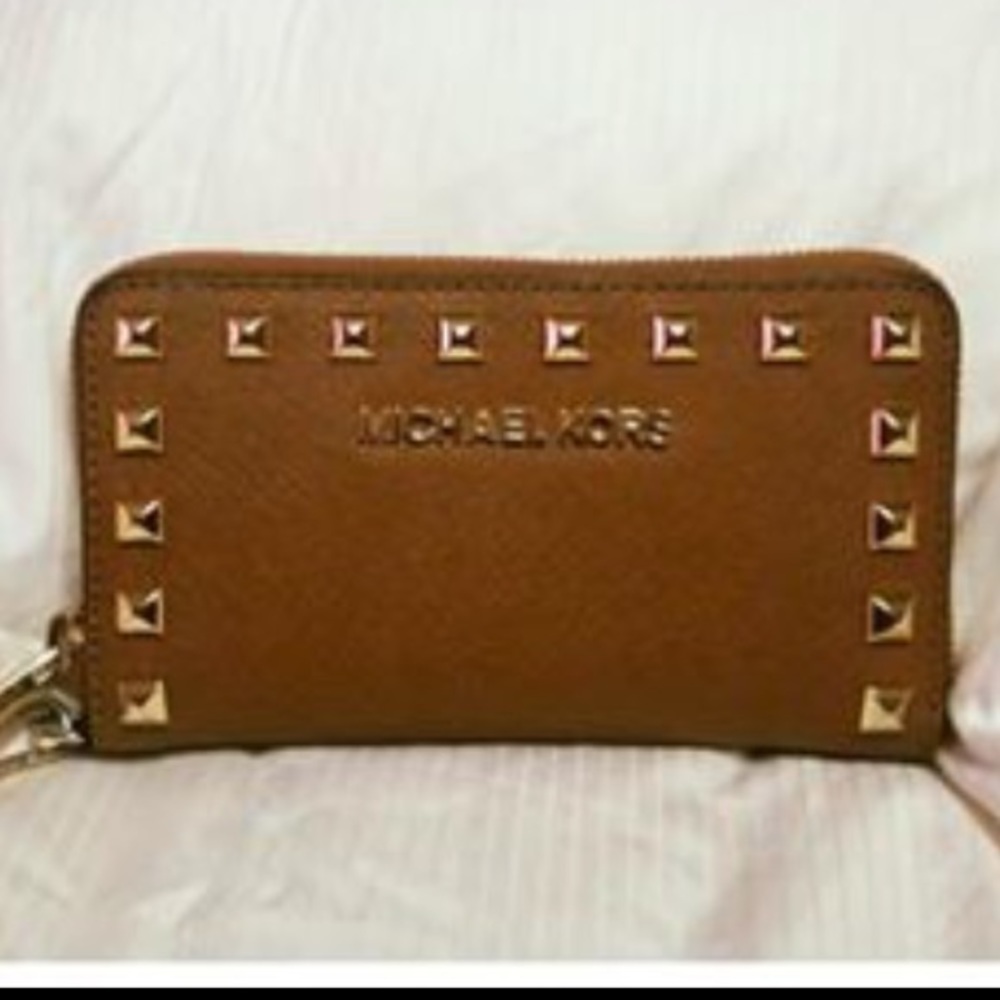 Super Cute Auth MK Studded Wristlet