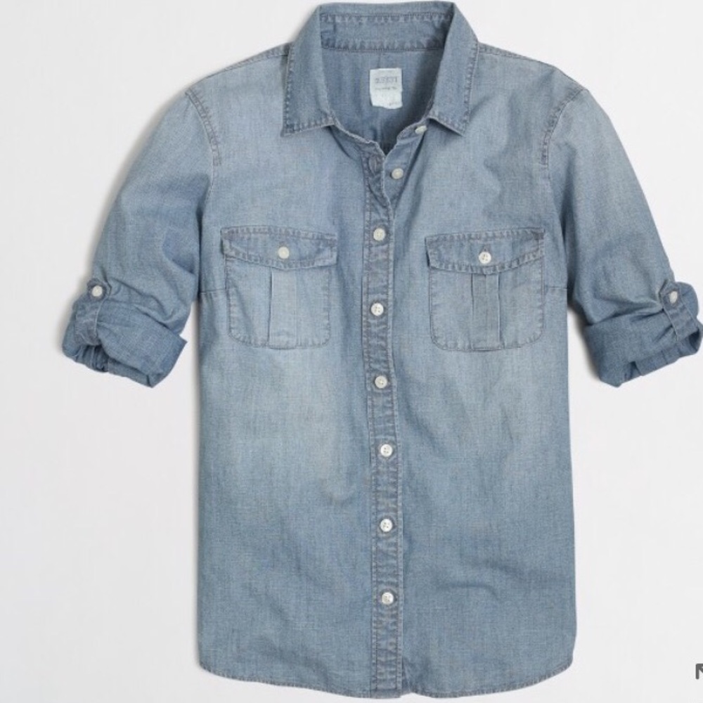 JCrew Factory Chambray Shirt