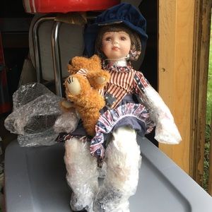 American girl porcelain doll