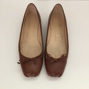 Christian Louboutin Rosella Box Toe Ballet Flat