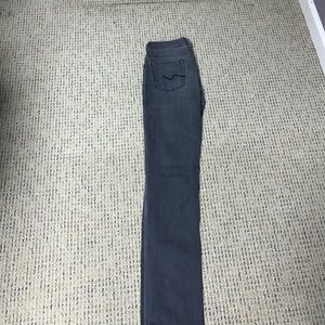 7 for All Mankind Roxanne 25 grey boot cut jeans