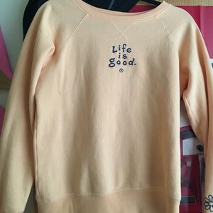 Women's Life Is Good sweatshirt