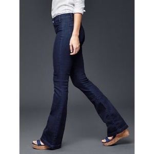 GAP 1969 Resolution Skinny Flare Dark Wash Denim