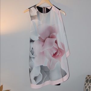 Porcelain Rose Layered Tunic Dress