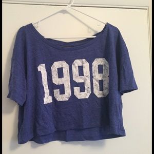 1998 Distressed Crop Top