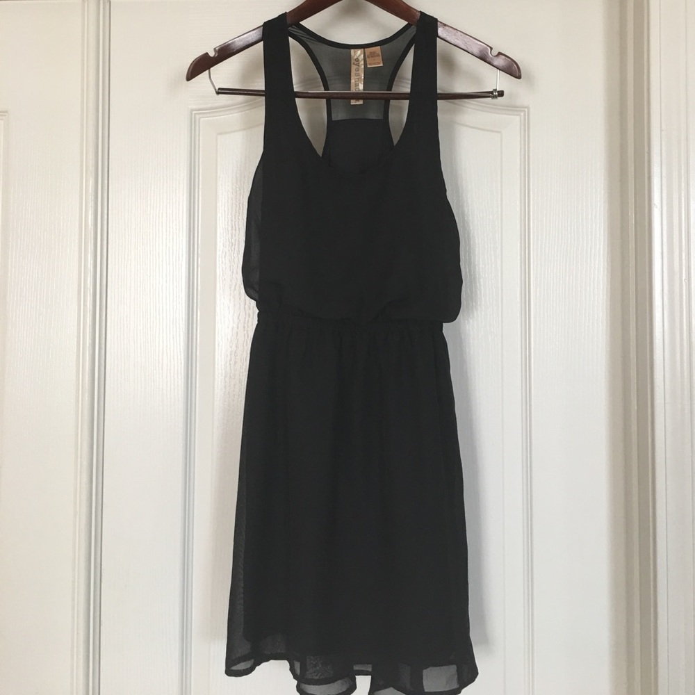CHIFFON RACERBACK DRESS