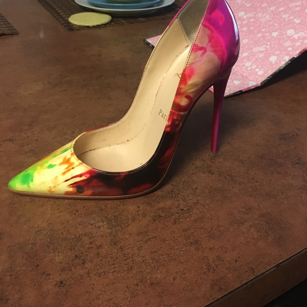 120mm 'So Kate' Christian Louboutin (Tye Dye)