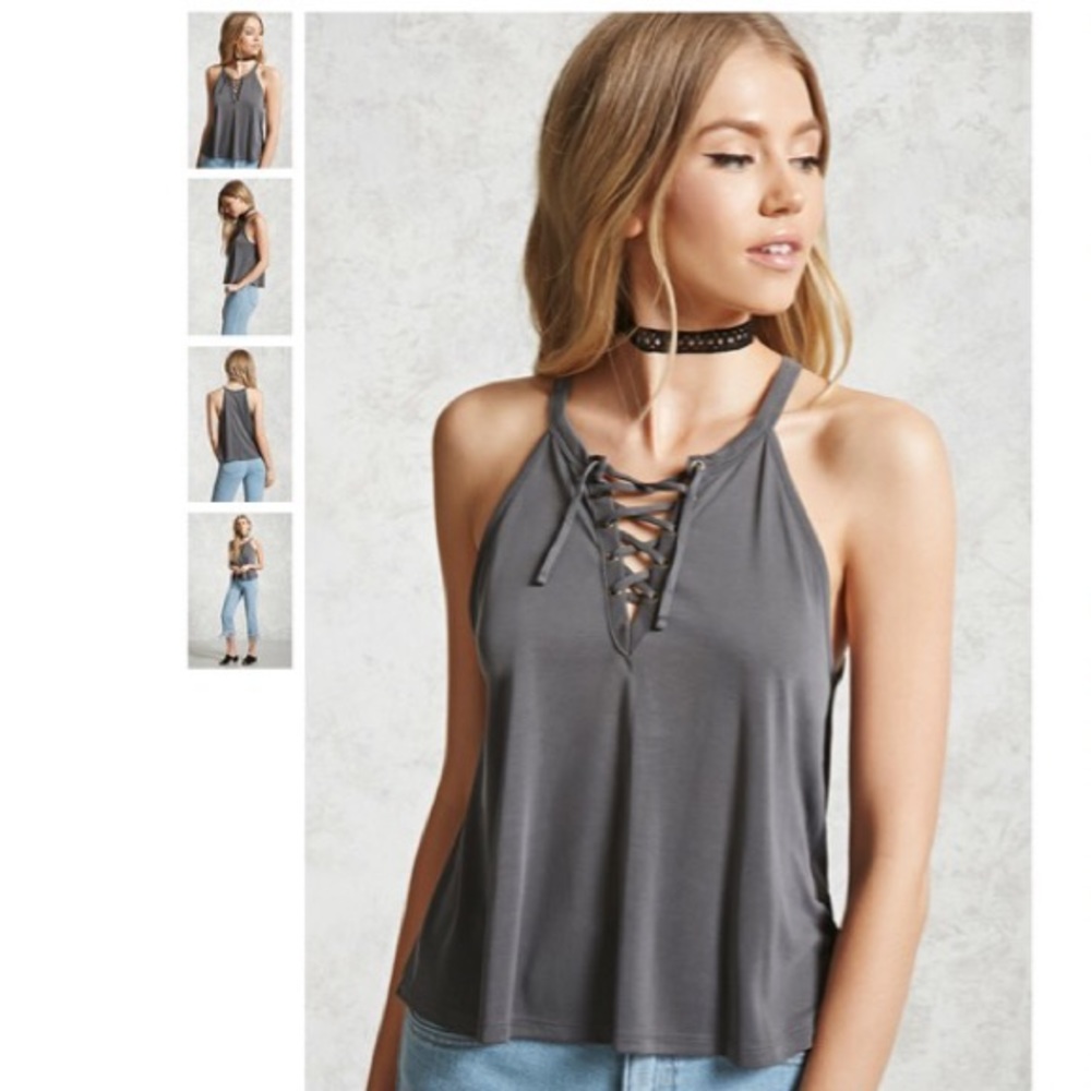 Lace-Up Cami