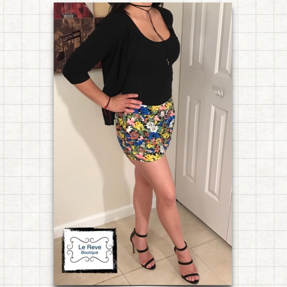 Flowy Flower Shorts