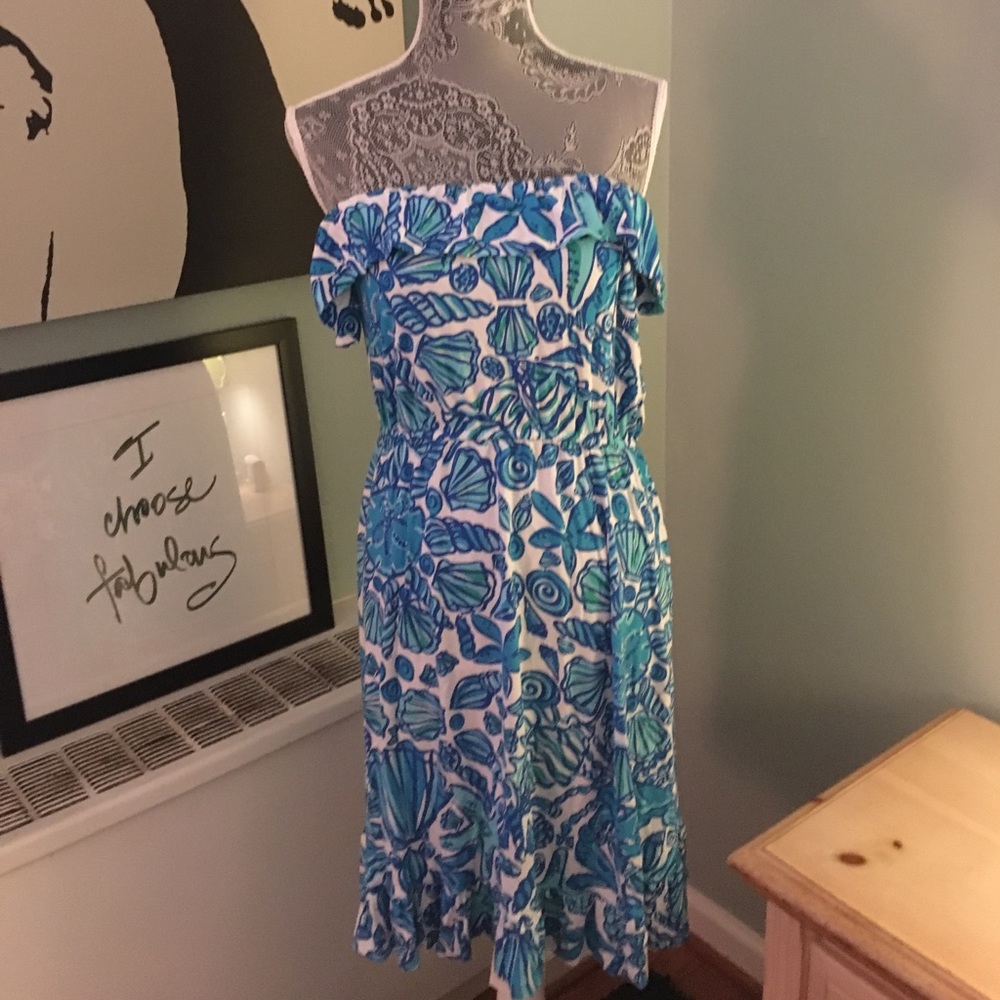 Strapless Lilly Pulitzer dress