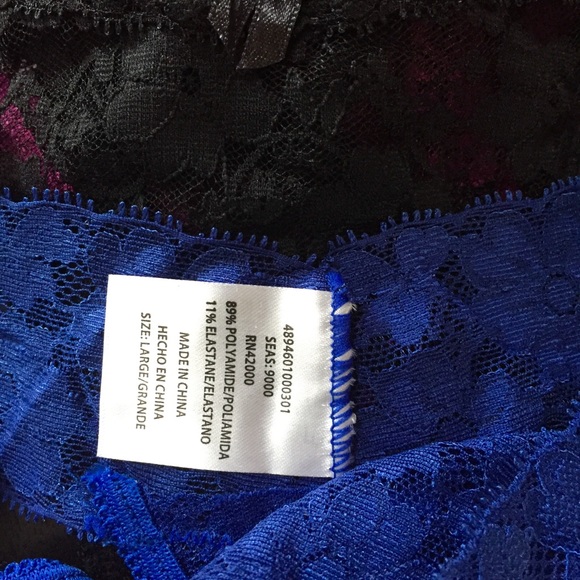 NEW 6 colourful bright lace Thong Panties - Picture 4 of 4