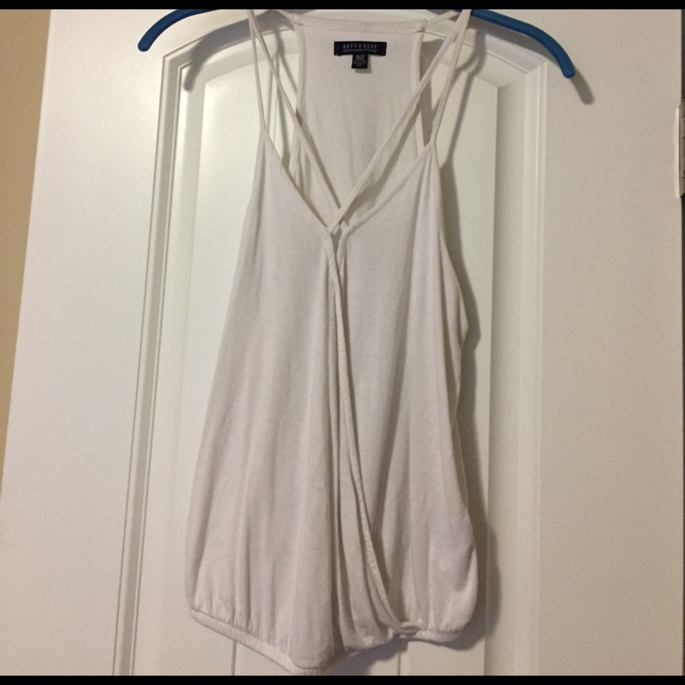 American eagle crossover surplice top