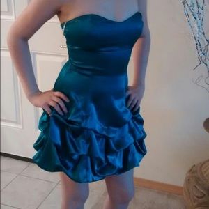 Teal dress