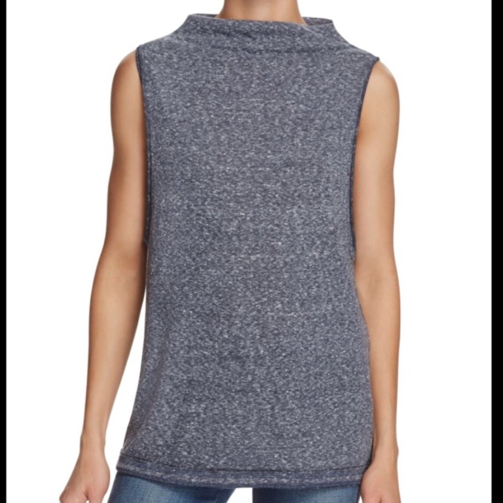 Free People Madrid Mock Neck Top