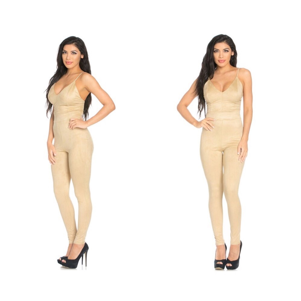 LAST ONE! Suede Catsuit